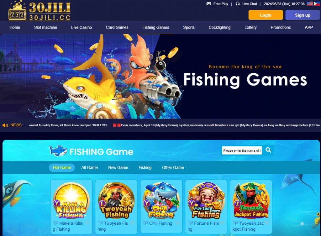 30jili Fishing game brings a great experience